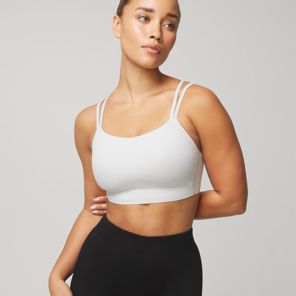 Soma Sport Yoga Bra Optic White XS - Picture 2 of 4
